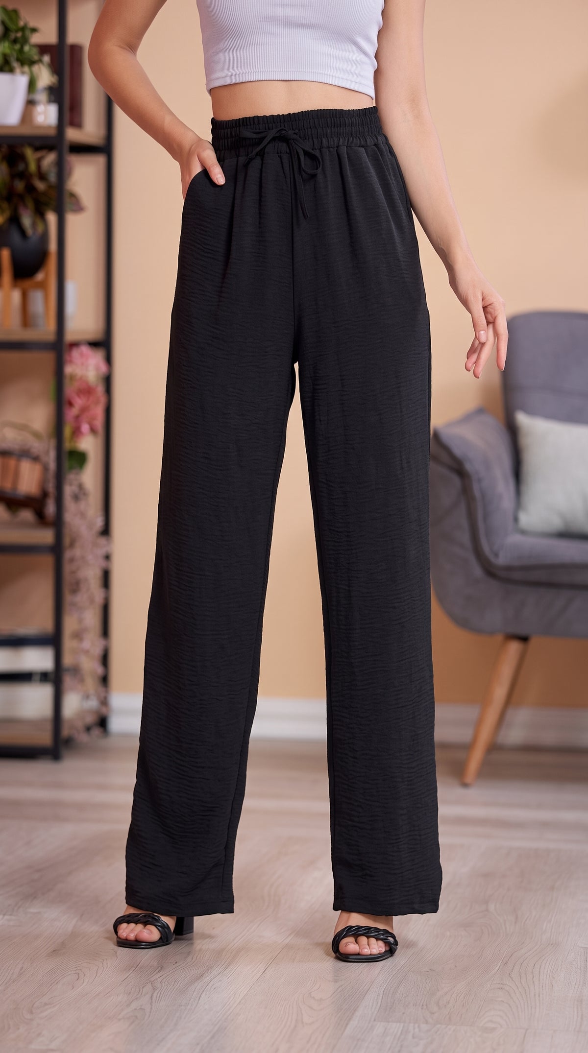 Calça Feminina Pantalona Liberty (Pague 1 Leve 2)
