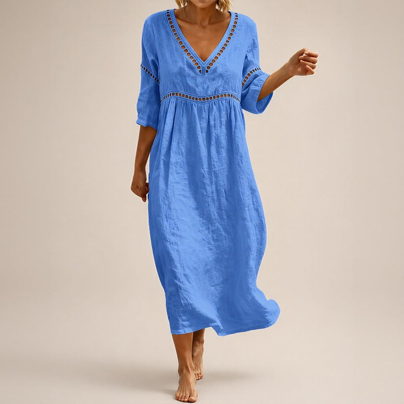 Vestido Almare™ com Leveza Natural e Conforto Absoluto